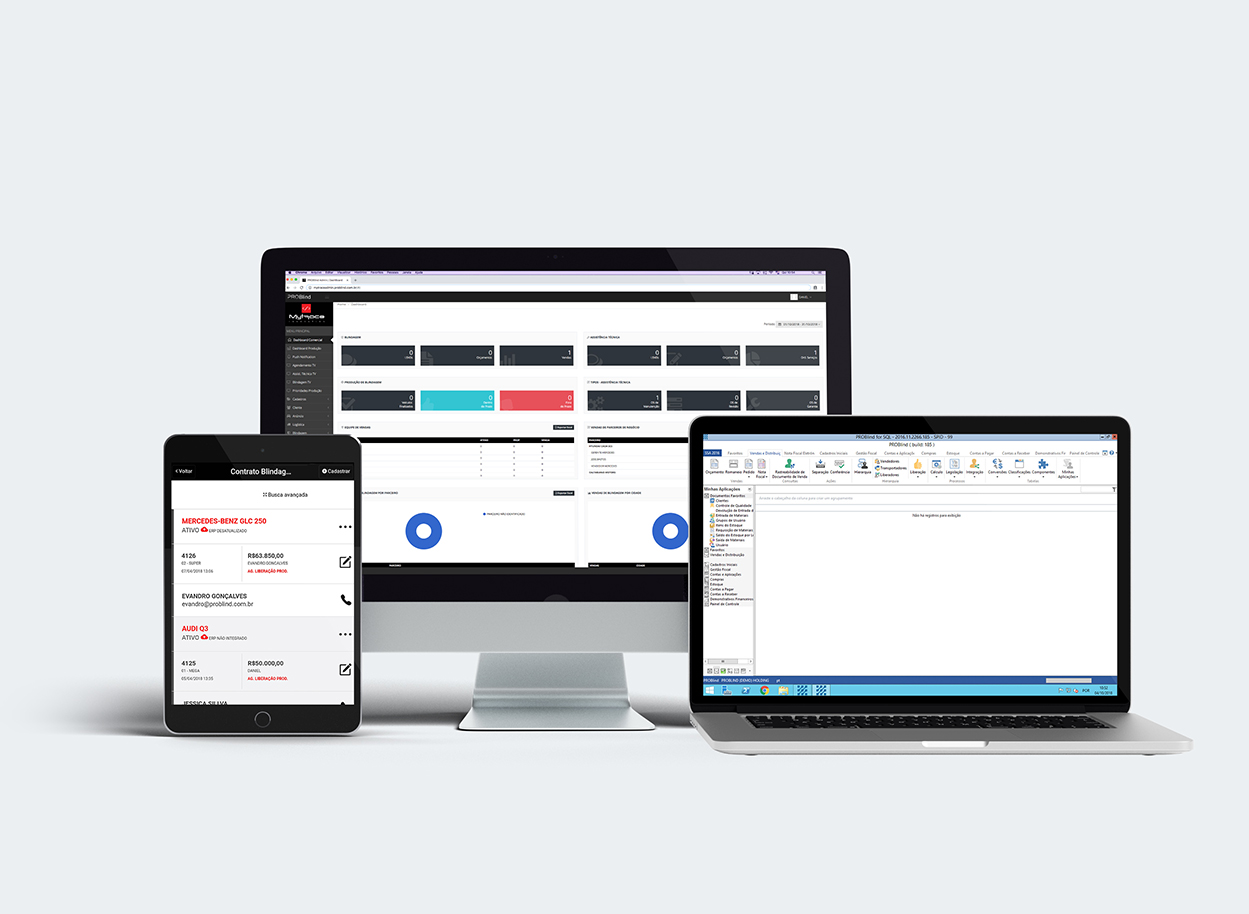 Sistema PROBlind ERP